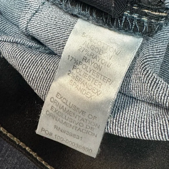 Democracy Ab Solution Dark Blue Skinny Jeans Size 12 - Picture 5 of 6